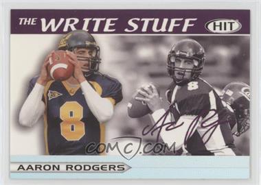 2005 SAGE Hit - The Write Stuff #10 - Aaron Rodgers