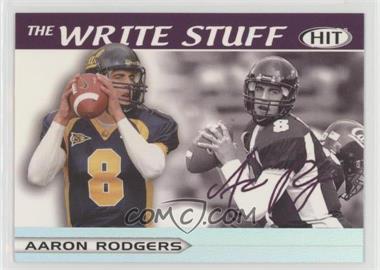 2005 SAGE Hit - The Write Stuff #10 - Aaron Rodgers