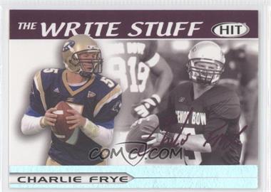 2005 SAGE Hit - The Write Stuff #5 - Charlie Frye