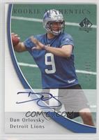 Rookie Authentics - Dan Orlovsky #/850