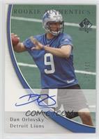 Rookie Authentics - Dan Orlovsky #/850