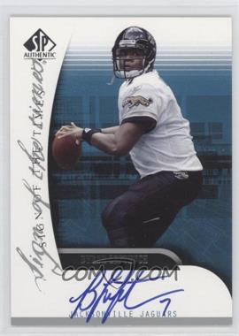 2005 SP Authentic - Sign of the Times Autographs #SOT-BL - Byron Leftwich