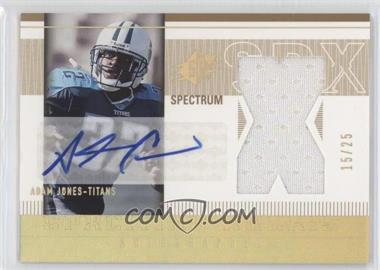 2005 SPx - [Base] - Spectrum #194.2 - SPx Auto Rookie Jerseys - Adam Jones /25