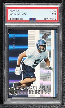 2005 SPx - [Base] #131 - SPxciting Rookie - Lofa Tatupu /1199 [PSA 7 NM]