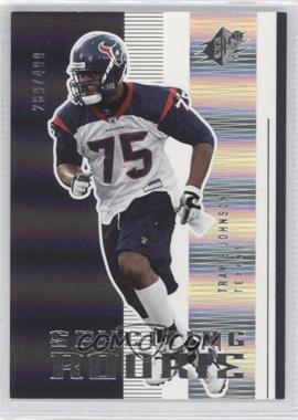 2005 SPx - [Base] #190 - SPxciting Rookie - Travis Johnson /499