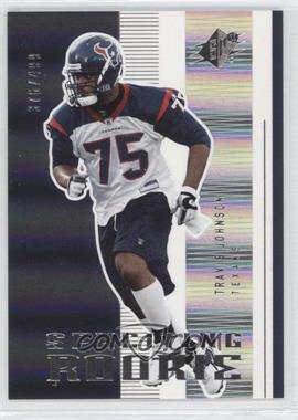 2005 SPx - [Base] #190 - SPxciting Rookie - Travis Johnson /499