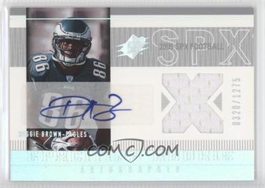 2005 SPx - [Base] #214 - SPx Auto Rookie Jerseys - Reggie Brown /1275