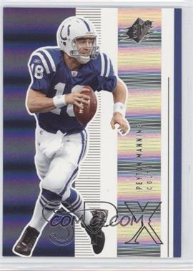 2005 SPx - [Base] #37 - Peyton Manning