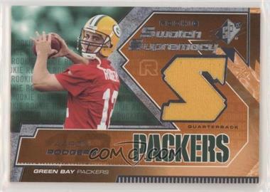 2005 SPx - Rookie Swatch Supremacy #RS-AR - Aaron Rodgers