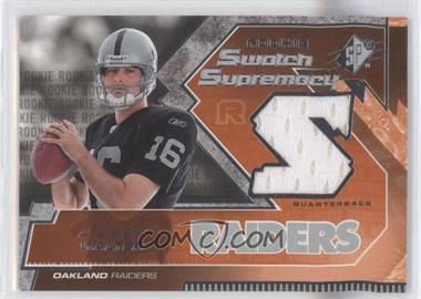 2005 SPx - Rookie Swatch Supremacy #RS-AW - Andrew Walter