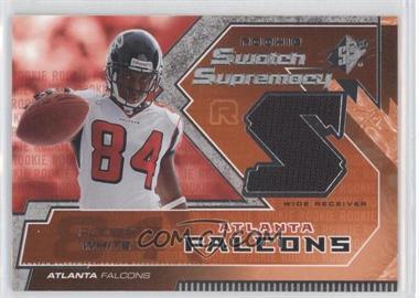 2005 SPx - Rookie Swatch Supremacy #RS-RW - Roddy White