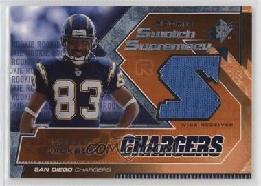 2005 SPx - Rookie Swatch Supremacy #RS-VJ - Vincent Jackson