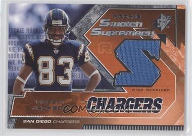 2005 SPx - Rookie Swatch Supremacy #RS-VJ - Vincent Jackson