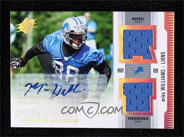 2005 SPx - Rookie Winning Materials - Autographs #RWMA-MW - Mike Williams /25