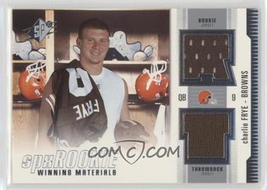 2005 SPx - Rookie Winning Materials #RWM-CF - Charlie Frye