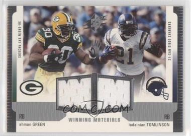 2005 SPx - Winning Materials #WM-AL - Ahman Green, LaDainian Tomlinson