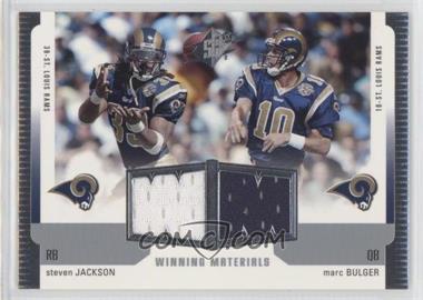 2005 SPx - Winning Materials #WM-JB - Steven Jackson, Marc Bulger