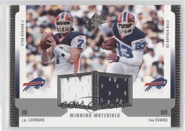 2005 SPx - Winning Materials #WM-LE - J.P. Losman, Lee Evans