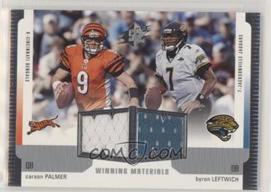 2005 SPx - Winning Materials #WM-PL - Carson Palmer, Byron Leftwich