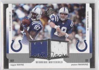 2005 SPx - Winning Materials #WM-WM - Reggie Wayne, Peyton Manning