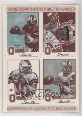 2005 TK Legacy Ohio State Buckeyes - Sketch Card Checklists #SK5 - Troy Smith