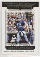 Golden Moments - Roger Staubach