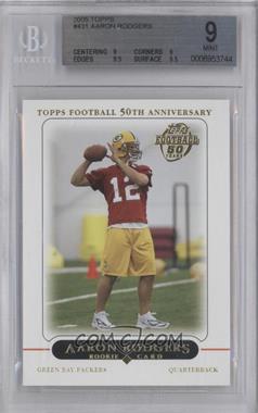 2005 Topps - [Base] #431 - Aaron Rodgers [BGS 9 MINT]