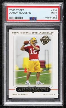 2005 Topps - [Base] #431 - Aaron Rodgers [PSA 9 MINT]