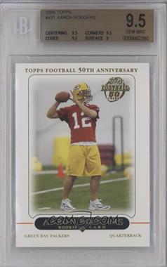 2005 Topps - [Base] #431 - Aaron Rodgers [BGS 9.5 GEM MINT]
