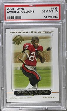 2005 Topps - [Base] #438 - Carnell Cadillac Williams [PSA 10 GEM MT]
