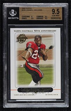 2005 Topps - [Base] #438 - Carnell Cadillac Williams [BGS 9.5 GEM MINT]