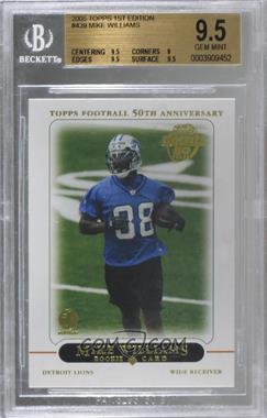 2005 Topps - [Base] #439 - Mike Williams [BGS 9.5 GEM MINT]