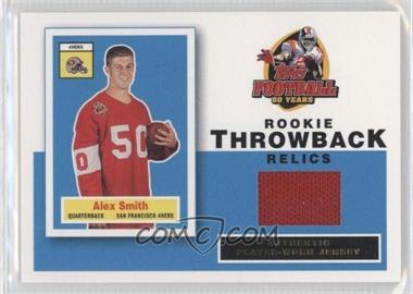 2005 Topps - Rookie Throwback Relics #RT-AS - Alex Smith
