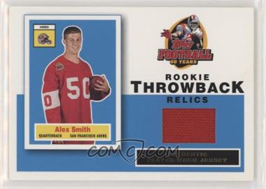 2005 Topps - Rookie Throwback Relics #RT-AS - Alex Smith