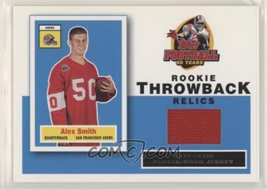 2005 Topps - Rookie Throwback Relics #RT-AS - Alex Smith