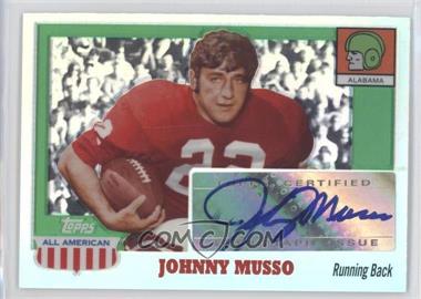 2005 Topps All American Retired Edition - Autographs - Chrome Refractor #A-JMU - Johnny Musso /55