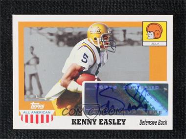 2005 Topps All American Retired Edition - Autographs #A-KE - Kenny Easley