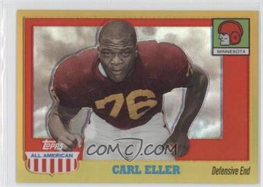 2005 Topps All American Retired Edition - [Base] - Chrome Gold Refractor #5 - Carl Eller /55