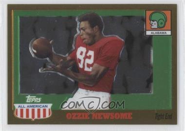 2005 Topps All American Retired Edition - [Base] - Chrome Gold #14 - Ozzie Newsome /555