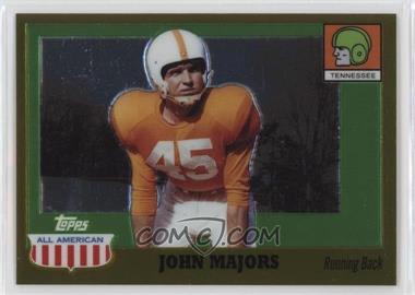 2005 Topps All American Retired Edition - [Base] - Chrome Gold #38 - John Majors /555