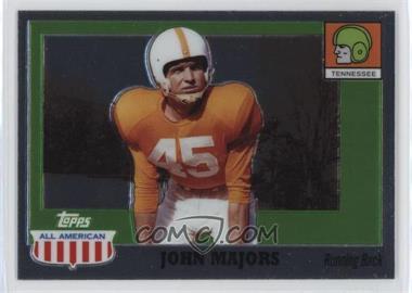 2005 Topps All American Retired Edition - [Base] - Chrome Gold #38 - John Majors /555