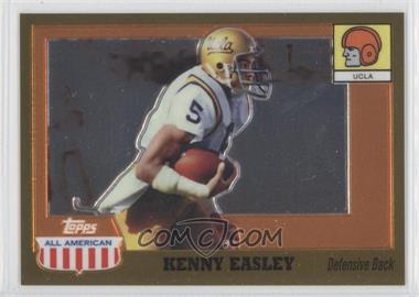 2005 Topps All American Retired Edition - [Base] - Chrome Gold #61 - Kenny Easley /555