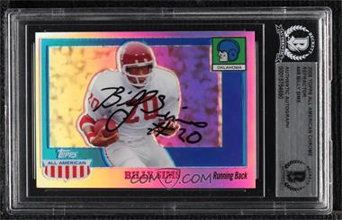2005 Topps All American Retired Edition - [Base] - Chrome Refractor #49 - Billy Sims /55 [BAS BGS Authentic]