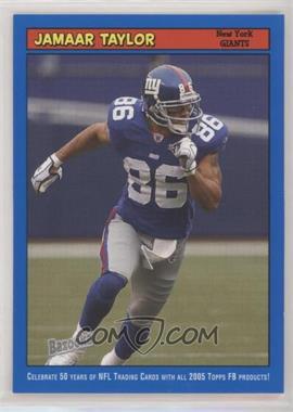 2005 Topps Bazooka - [Base] - Blue #123 - Jamaar Taylor