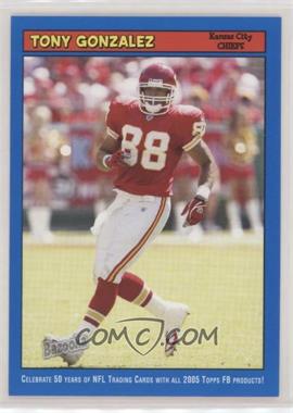 2005 Topps Bazooka - [Base] - Blue #153 - Tony Gonzalez