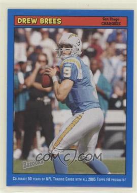 2005 Topps Bazooka - [Base] - Blue #95 - Drew Brees