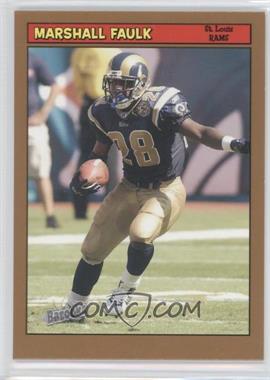 2005 Topps Bazooka - [Base] - Gold #132 - Marshall Faulk