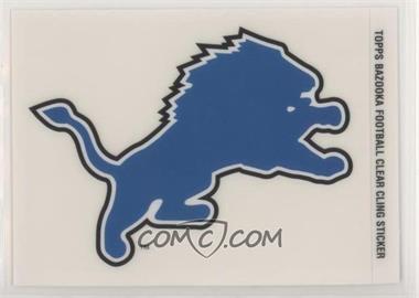 2005 Topps Bazooka - Clear Cling Stickers #DL - Detroit Lions Team