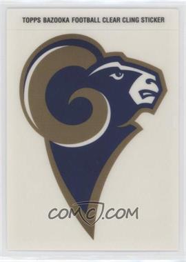 2005 Topps Bazooka - Clear Cling Stickers #SLR - Saint Louis Rams Team