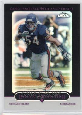 2005 Topps Chrome - [Base] - Black Refractor #20 - Brian Urlacher /100